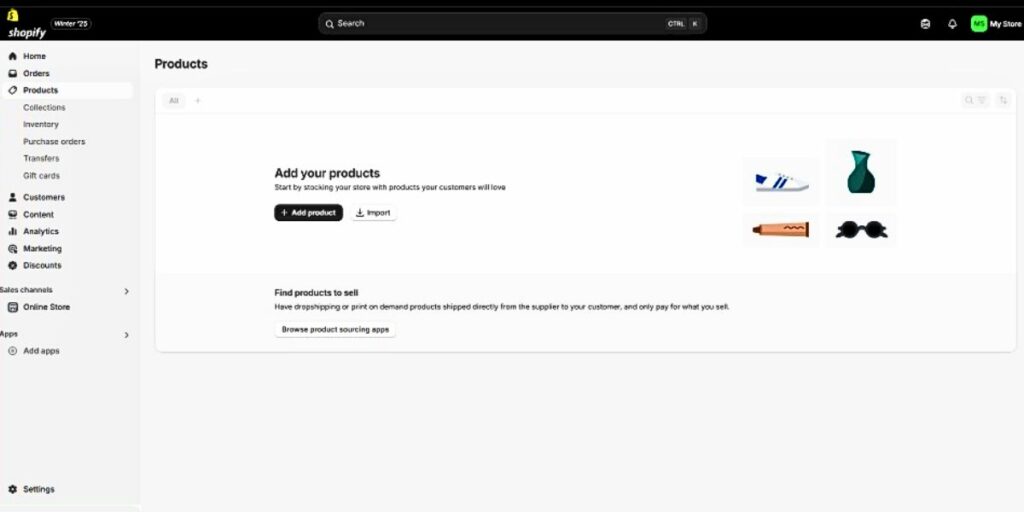 Add Products & Organize Them